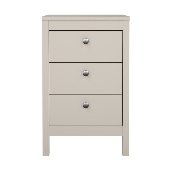 Sivobéžový nočný stolík Madrid – Tvilum-image-2