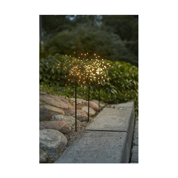 Vonkajšia zapichovatelná svetelná dekorácia Star Trading Outdoor Firework Nesta, výška 65 cm