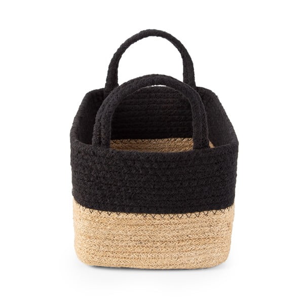 Úložný košík z juty a bavlny Compactor Basic, 24 x 15 cm-image-2