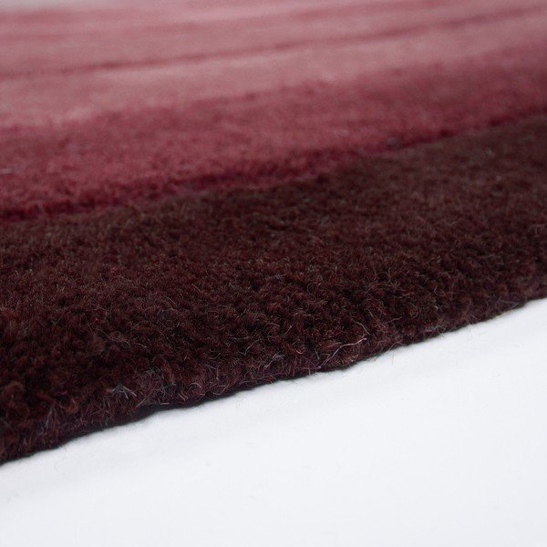 Fialový ručne tkaný vlnený koberec 200x290 cm Puddle Ombre  – Flair Rugs-image-3