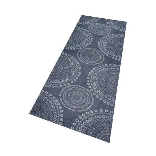 Sivý behúň Zala Living Flower Dots, 50 × 150 cm-image-1