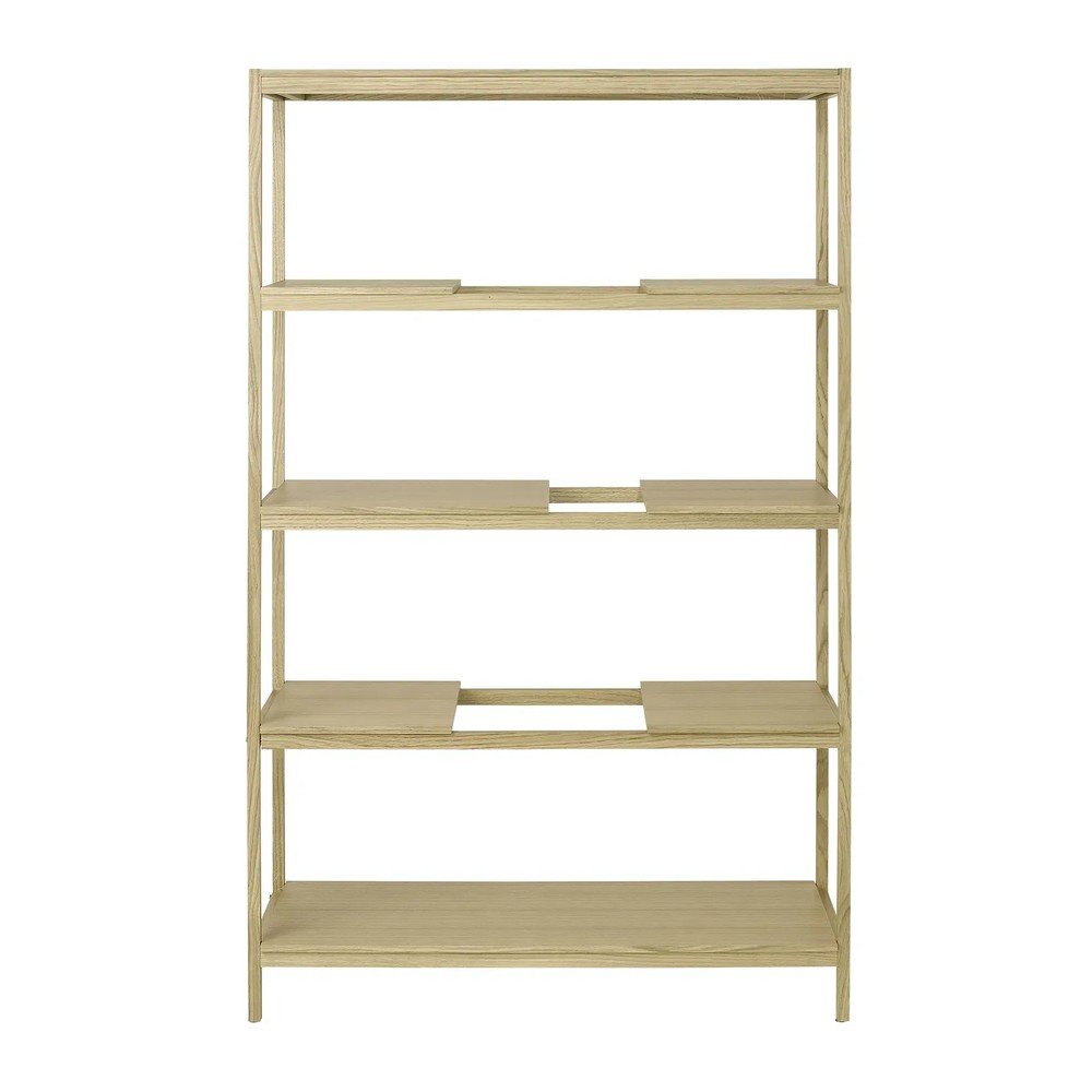 E-shop Regál v dekore duba v prírodnej farbe 105x170x40 cm Sukoya – Blomus