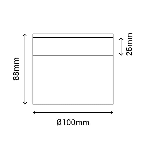 Čierne stropné svietidlo SULION Congo, ø 10 cm-image-2