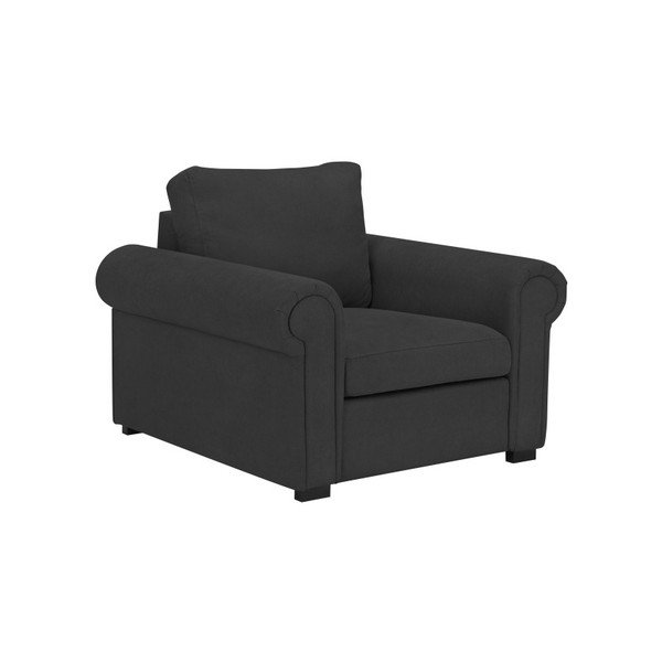 Tmavosivé kreslo Windsor & Co Sofas Hermes-image-4