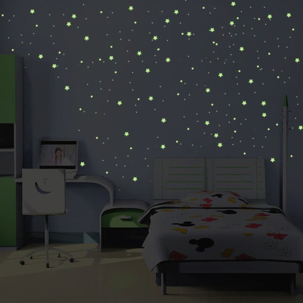 Sada 240 samolepiek svietiacich v tme Ambiance Milky Way, 240 ks