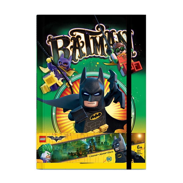 Linajkový zápisník LEGO® Batman, 120 strán