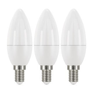 Súprava 3 LED žiaroviek EMOS Classic Candle Neutral White, 5W E14