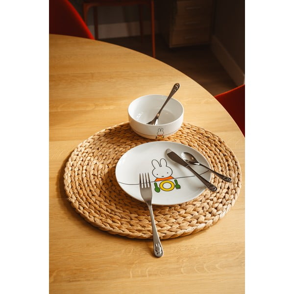 Porcelánová detská jedálenská súprava 6 ks Miffy – Zilverstad-image-2