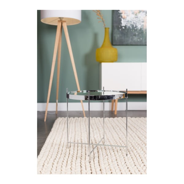 Odkladací stolík v striebornej farbe Zuiver Cupid-image-4