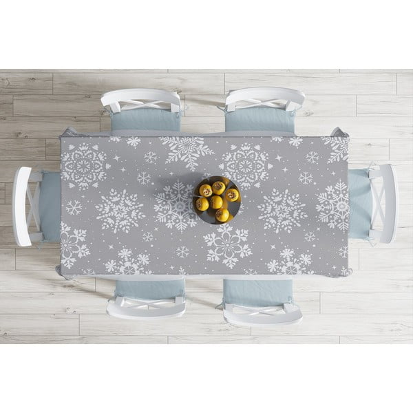 Vianočný obrus s prímesou bavlny Minimalist Cushion Covers Holly Night, 140 x 180 cm-image-1