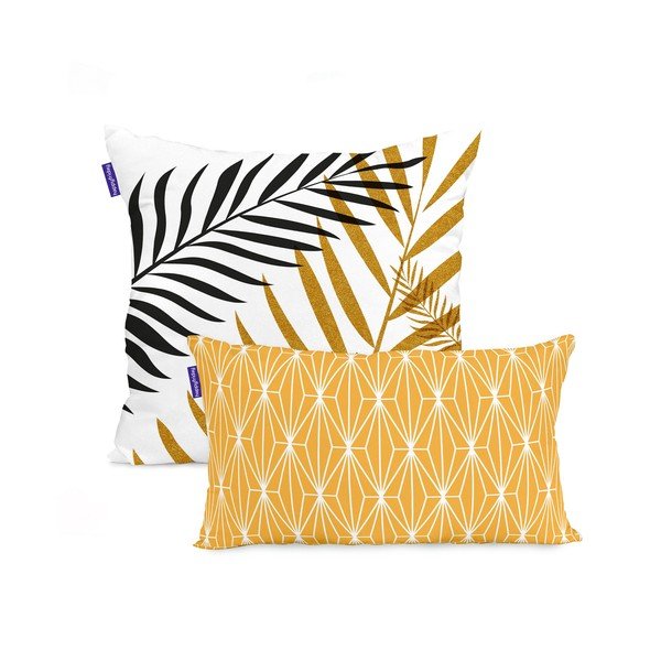 Obliečky na vankúše v súprave 2 ks 50x50 cm Foliage – Blanc