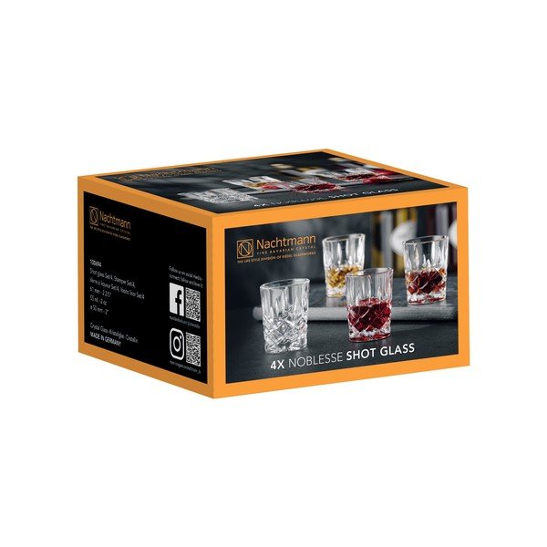 Súprava 4 panákov z krištáľového skla Nachtmann Noblesse, 55 ml-image-1