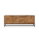 TV stolík z mangového dreva v prírodnej farbe 160x58x40 cm Nereida – MOME