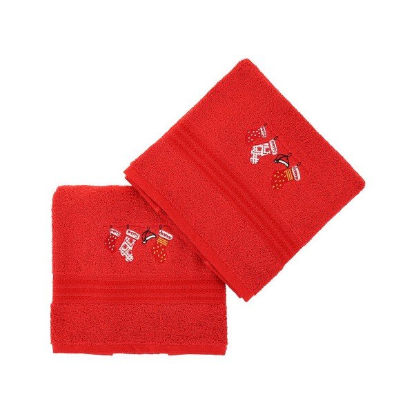 Sada 2 uterákov Corap Red Socks, 50x90 cm-image-1