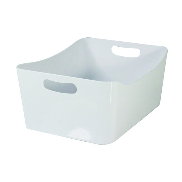 Biely úložný box JOCCA Basket Big, 33 × 24 cm