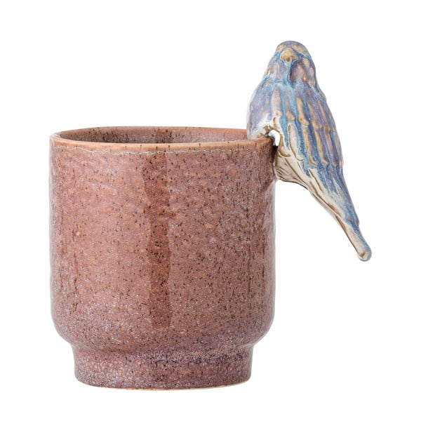 Kameninový ručne maľovaný obal na kvetináč ø 11 cm Larky – Bloomingville-image-3