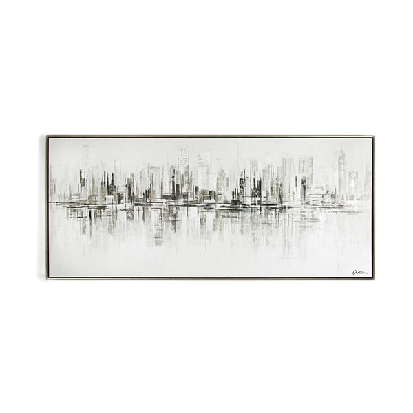 Ručne maľovaný obraz Graham & Brown New York, 120 x 50 cm