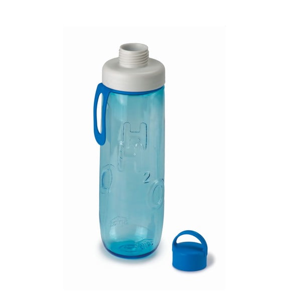 Modrá fľaša na vodu Snips Water, 750 ml