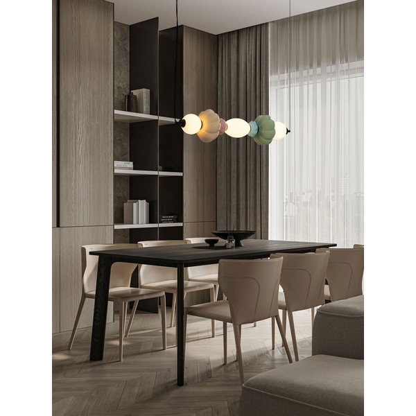 Keramické LED závesné svietidlo so stmievačom s keramickým tienidlom/so skleneným tienidlom Oneta – Nova Luce-image-1