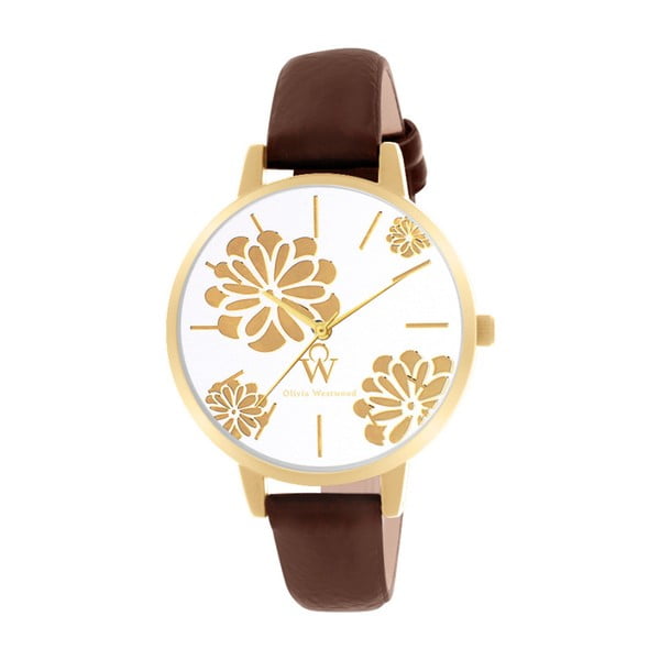 Dámske hodinky s remienkom v hnedej farbe Olivia Westwood Grando