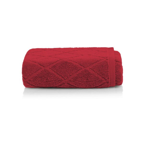 Červený bavlnený uterák Maison Carezza Livorno, 50 × 90 cm