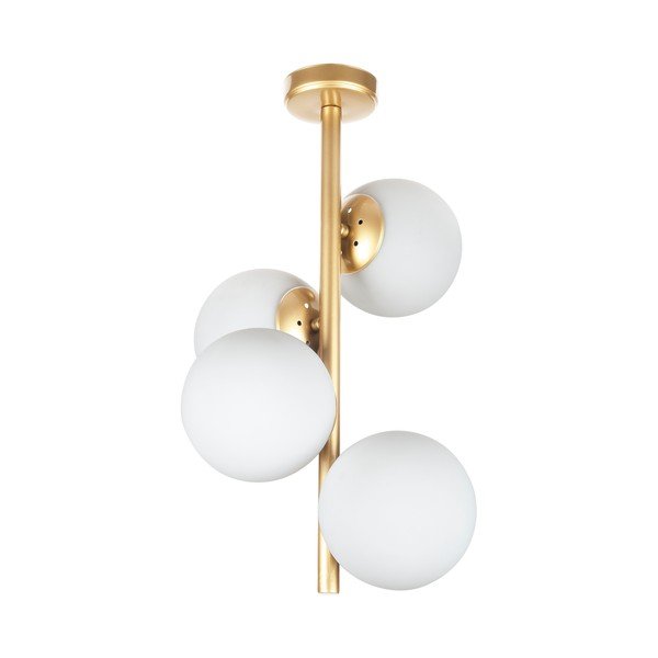 Závesné svietidlo v zlatej farbe Squid Lighting Owl, výška 53 cm-image-2