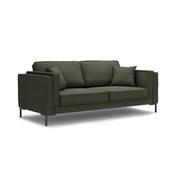 Tmavozelená pohovka Milo Casa Attilio, 160 cm-image-2