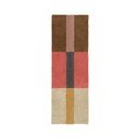Ručne tkaný vlnený behúň 80x230 cm Chroma Spiced Coral – Lorena Canals
