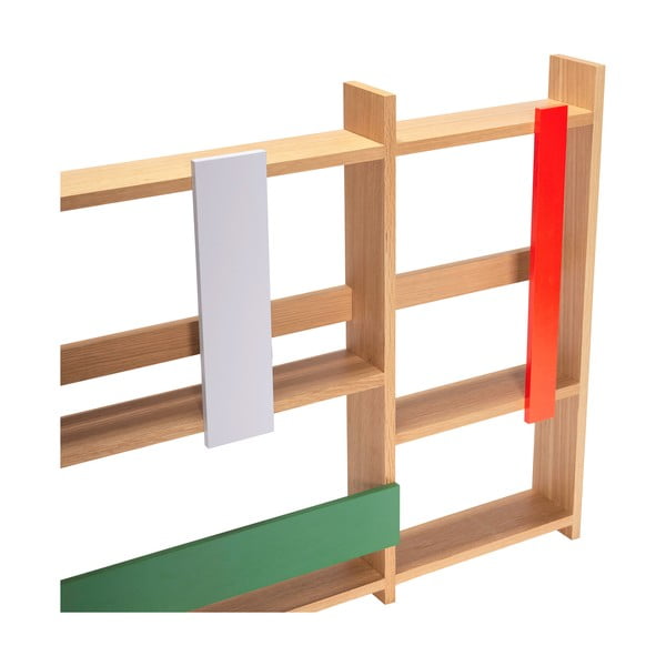 Poschodová polica v dekore duba v prírodnej farbe 110 cm Arki – Hübsch-image-3