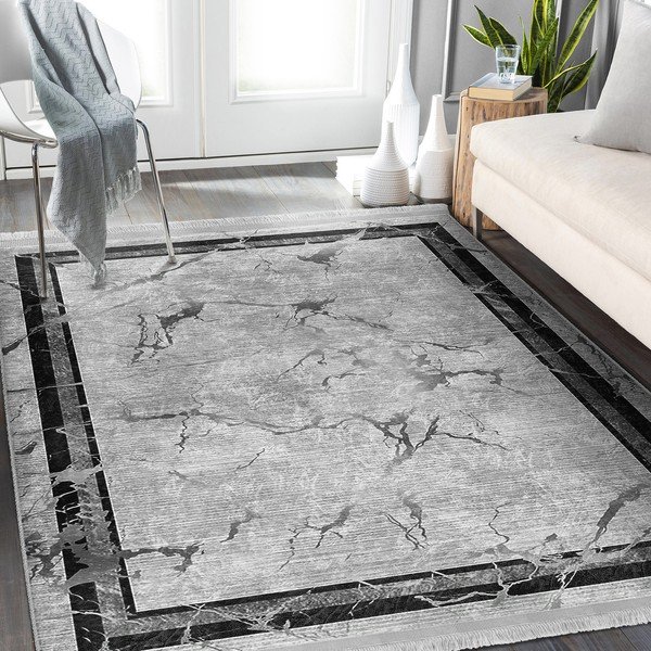 Sivý koberec behúň 80x200 cm – Mila Home-image-1