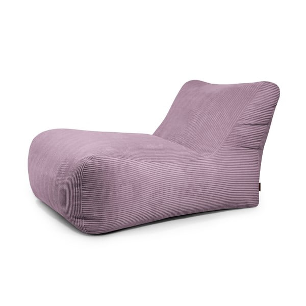 Fialový menčestrový sedací vak Lounge 100 – SLOWDOWN