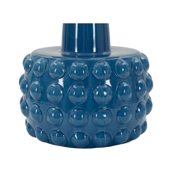 Biela/modrá keramická stolová lampa s textilným tienidlom (výška  51,5 cm) Gress – Mauro Ferretti-image-2