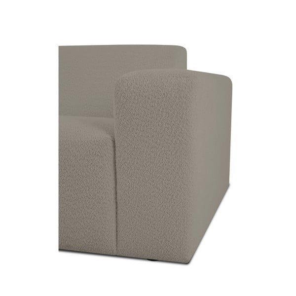 Svetlohnedá rohová pohovka z textílie buklé (ľavý roh) Roxy – Scandic-image-3