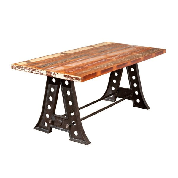 Jedálenský stôl z masívneho dreva 13Casa Industry Vintage, šírka 180 cm