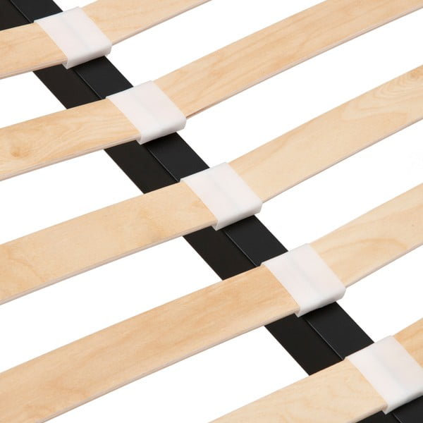 Sivá posteľ z bukového dreva Vivonita Allon, 160 × 200 cm-image-1