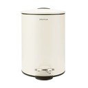 Krémovobiely pedálový oceľový odpadkový kôš 3 l Tubo – Blomus