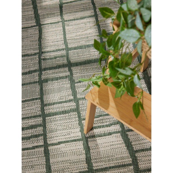 Zelený/krémovobiely okrúhly vnútorný a vonkajší koberec ø 200 cm Haringey Crouch – Ted Baker-image-2