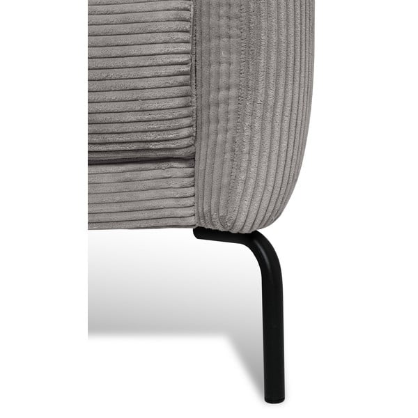 Svetlosivá menčestrová rohová pohovka (ľavý roh) Venray – Scandic-image-1