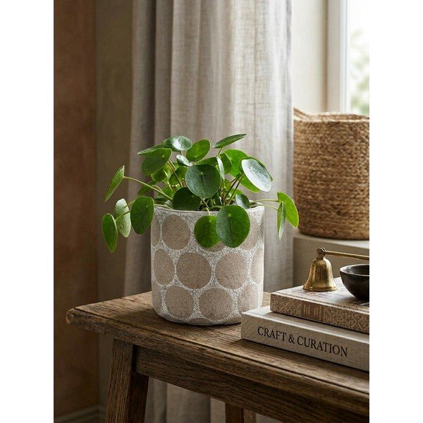 Terakotový ručne vyrobený obal na kvetináč ø 12 cm Felan – Bloomingville-image-1