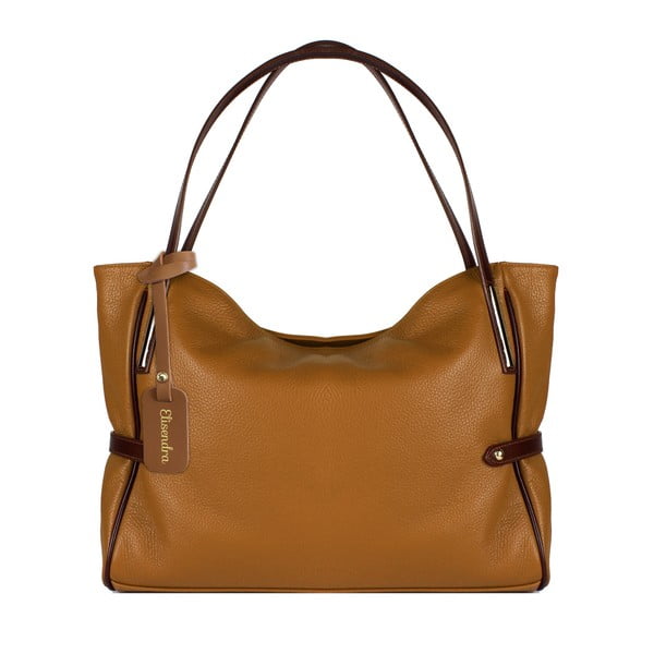Hnedá kožená kabelka Maison Bag Koraline