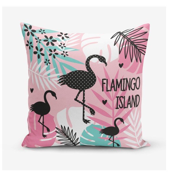 Obliečka na vankúš s prímesou bavlny Minimalist Cushion Covers Island, 45 × 45 cm