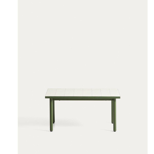 Záhradný stolík s keramickou doskou 51x81 cm Maurina – Kave Home-image-4