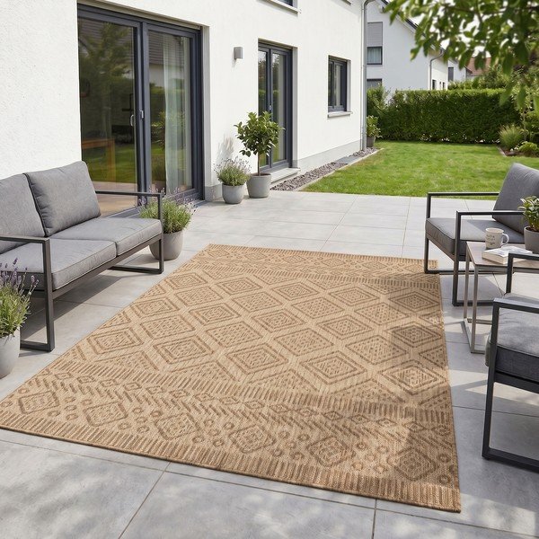 Béžový vnútorný a vonkajší koberec 120x170 cm Mira 1452 – Ayyildiz Carpets-image-1