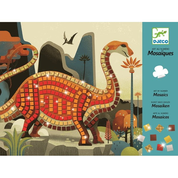 Kreatívna sada pre deti Djeco Trblietavé dinosaury-image-1