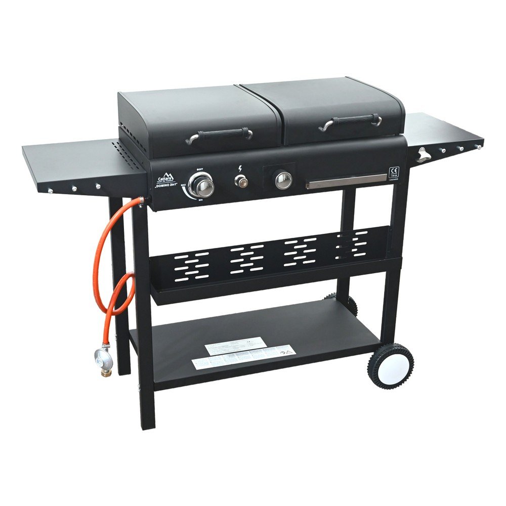 E-shop Plynový/na drevené uhlie gril Domino 2in1 – Cattara