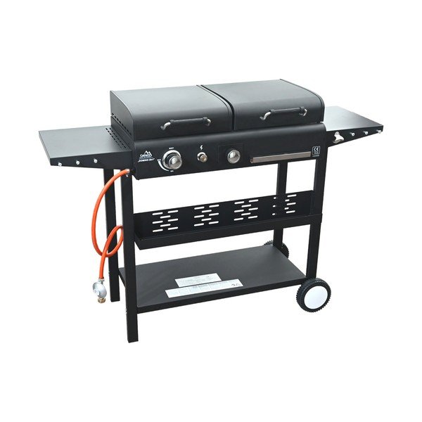 Plynový/na drevené uhlie gril Domino 2in1 – Cattara