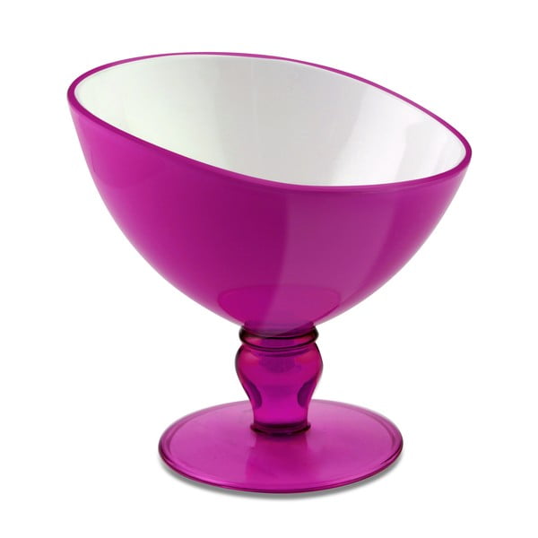 Ružový pohár na dezert Vialli Design Livio, 180 ml