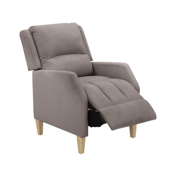 Sivé relaxačné kreslo Dina – Støraa-image-2