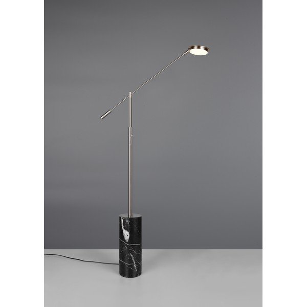 Čierna/v striebornej farbe LED stojacia lampa (výška  145 cm) Fiore – Trio Select-image-1