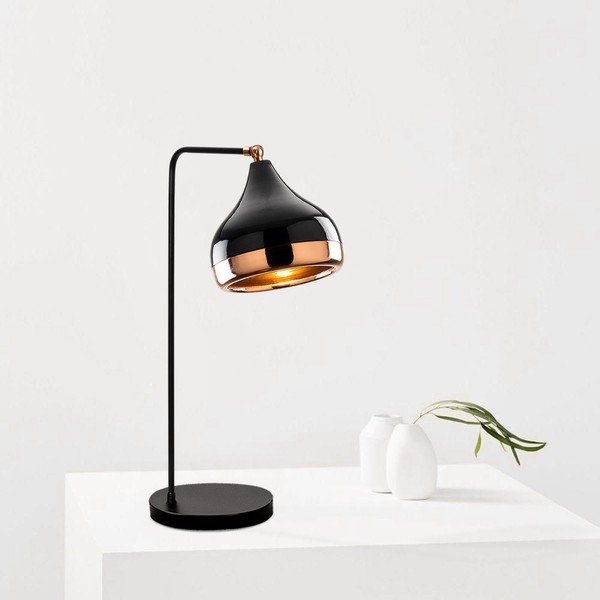 Stolová lampa v čierno-medenej farbe Opviq lights Yildo-image-4